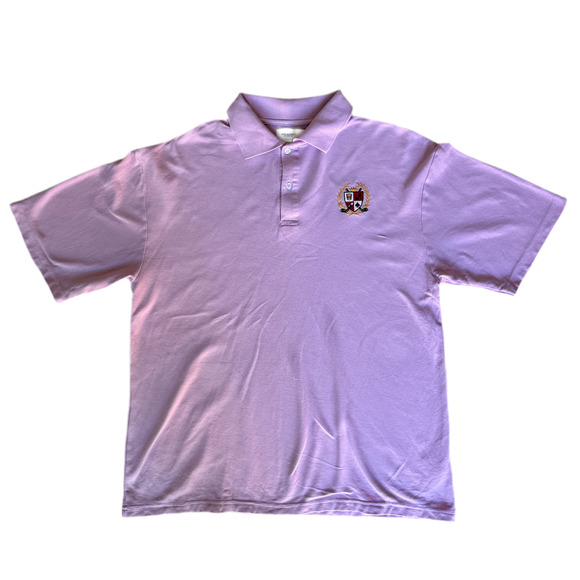 Local Authority Los Angeles Pink Crest Polo Shirt – Made in USA, Size L - Picture 1 of 6